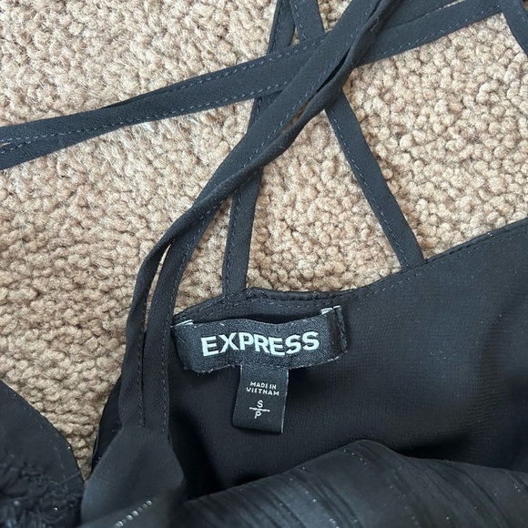 Express Black Strappy Tank Top - Picture 5 of 5